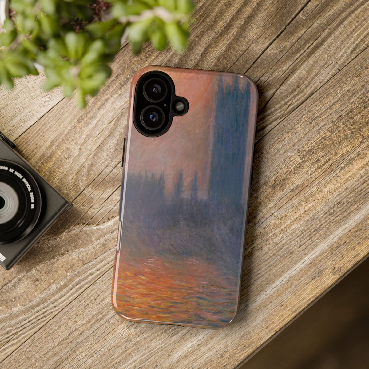 The Houses of Parliament Sunset by Claude Monet - iPhone Tough Case