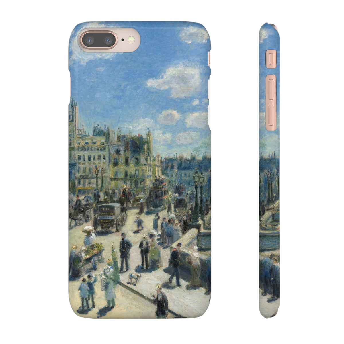 Pont Neuf Paris by Pierre Auguste Renoir - iPhone Slim Case