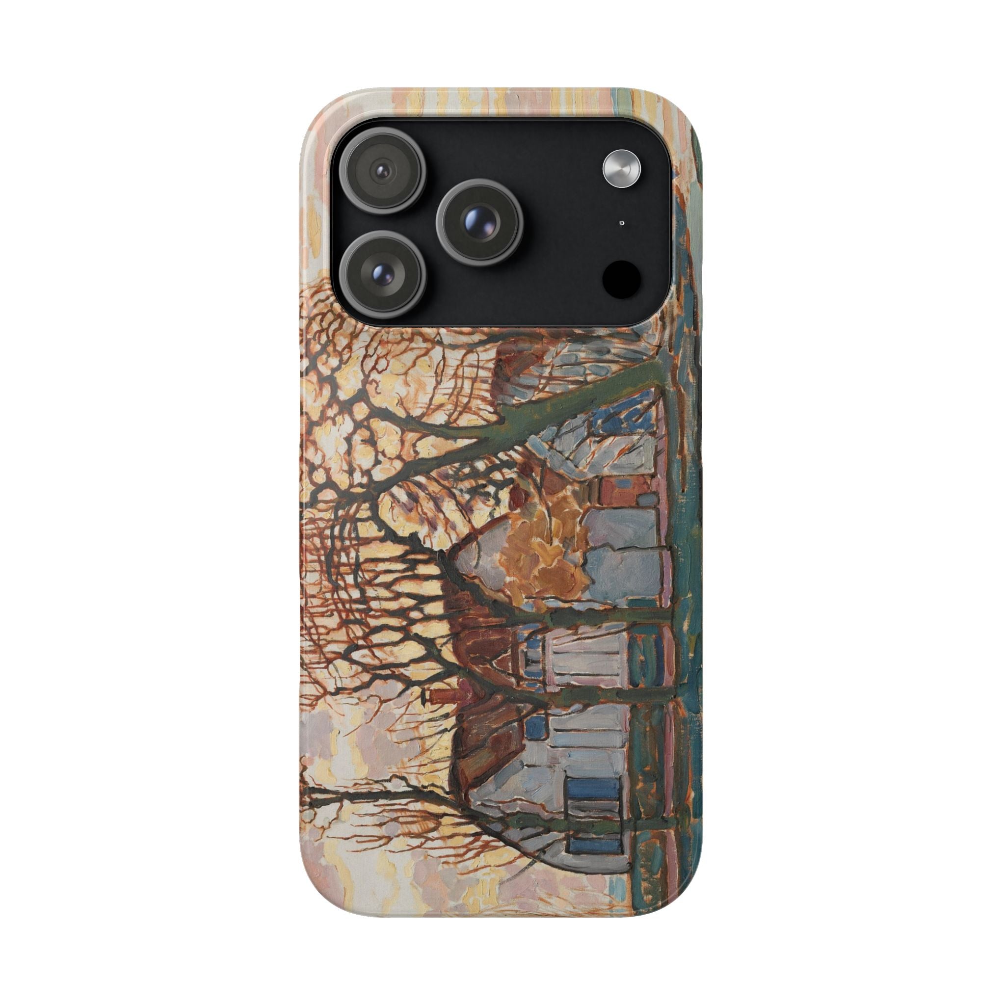 Farm near Duivendrecht by Piet Mondrian - iPhone Slim Case