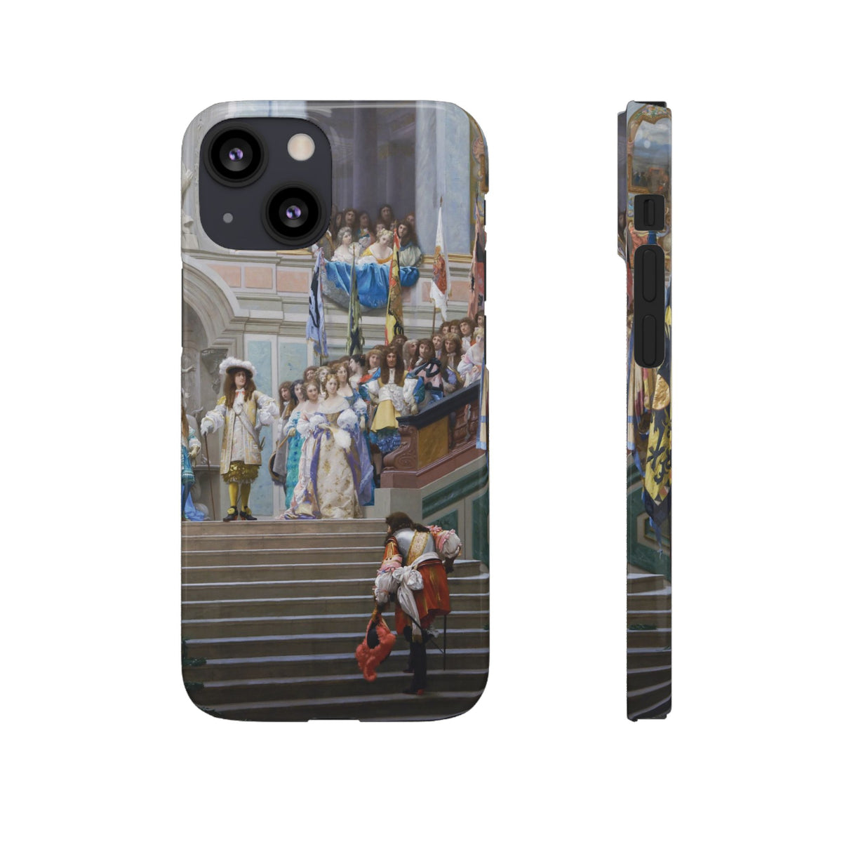Reception du Grand Conde par Louis XIV by Jean-Leon Gerome - iPhone Slim Case
