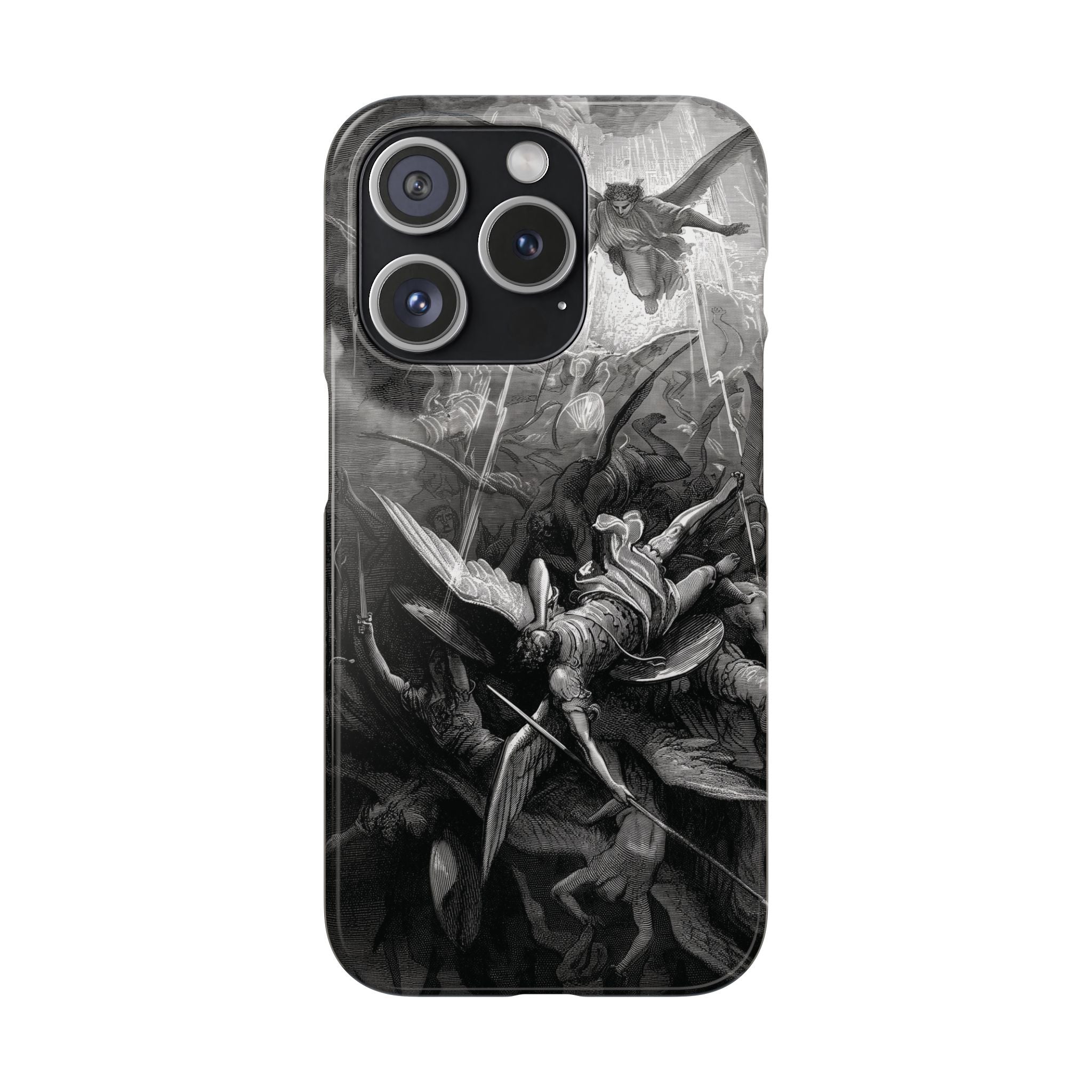 Paradise Lost | The Battle in Heaven by Gustave Doré - iPhone Slim Case