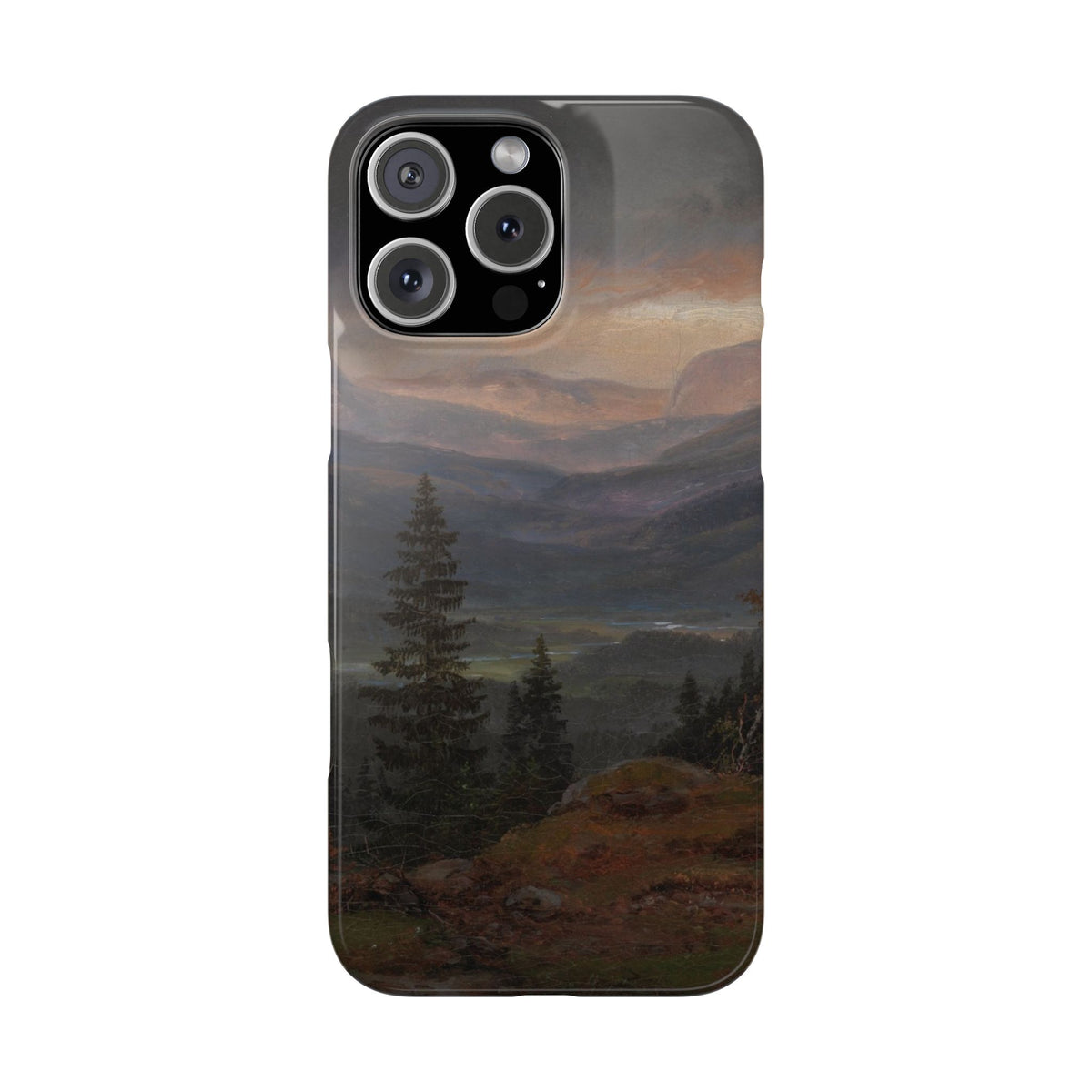View over Hallingdal by Johan Dahl - iPhone Slim Case