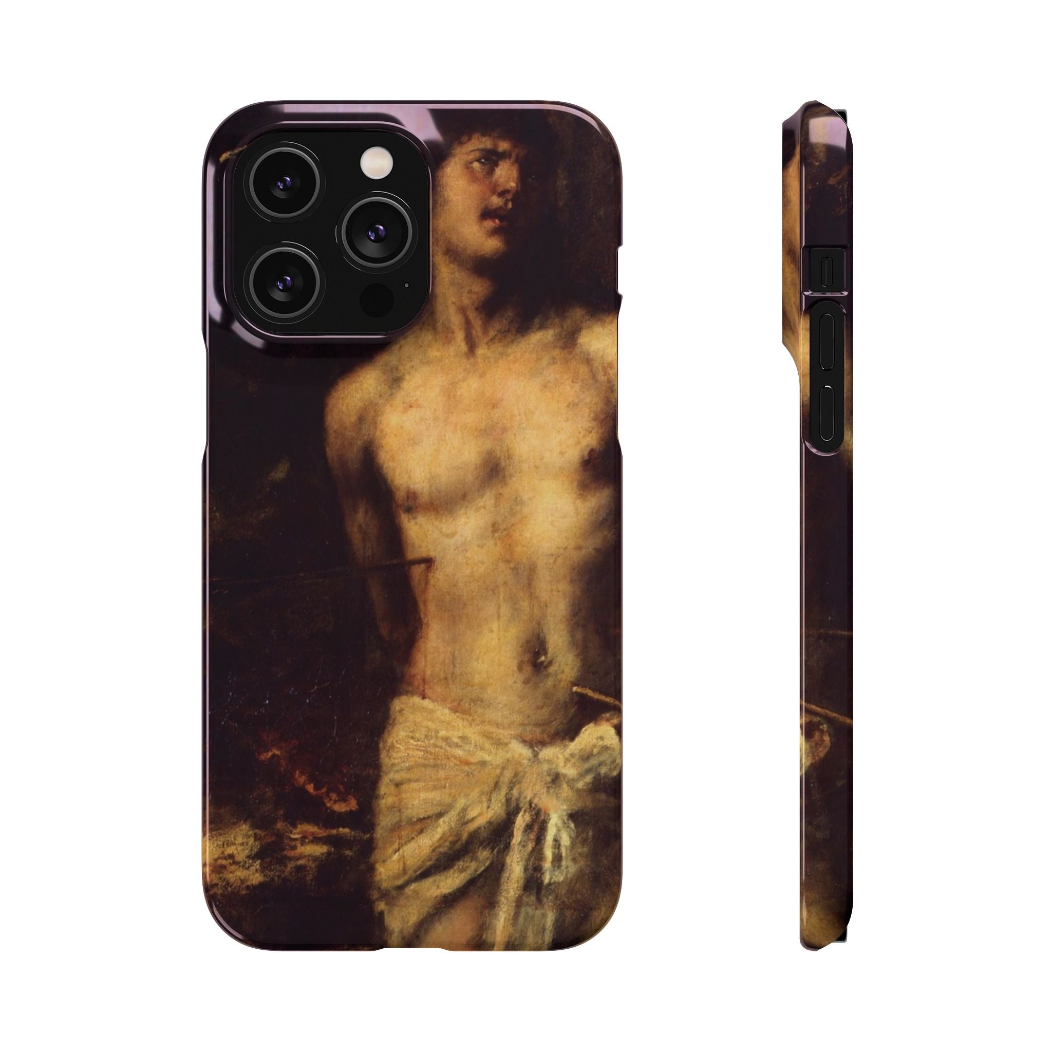 Saint Sebastian by Titian - iPhone Slim Case
