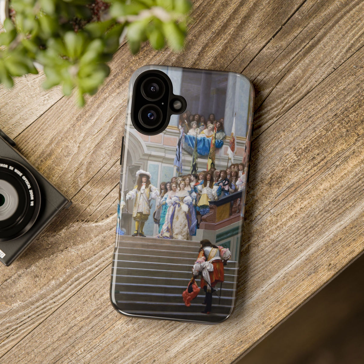 Reception du Grand Conde par Louis XIV by Jean-Leon Gerome - iPhone Tough Case