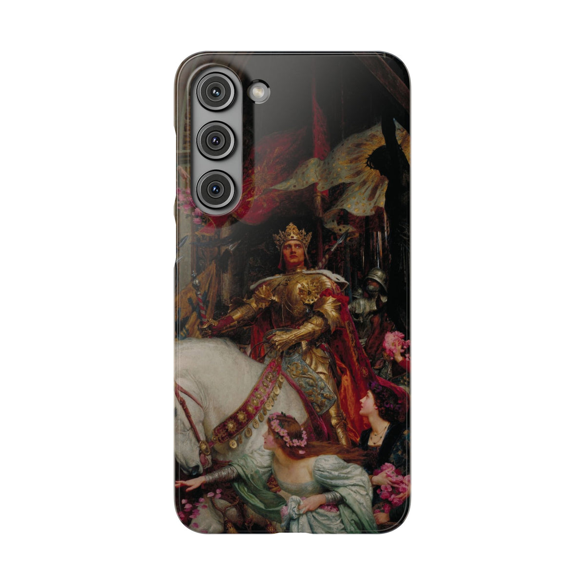 The Two Crowns by Frank Dicksee - Samsung Slim Case