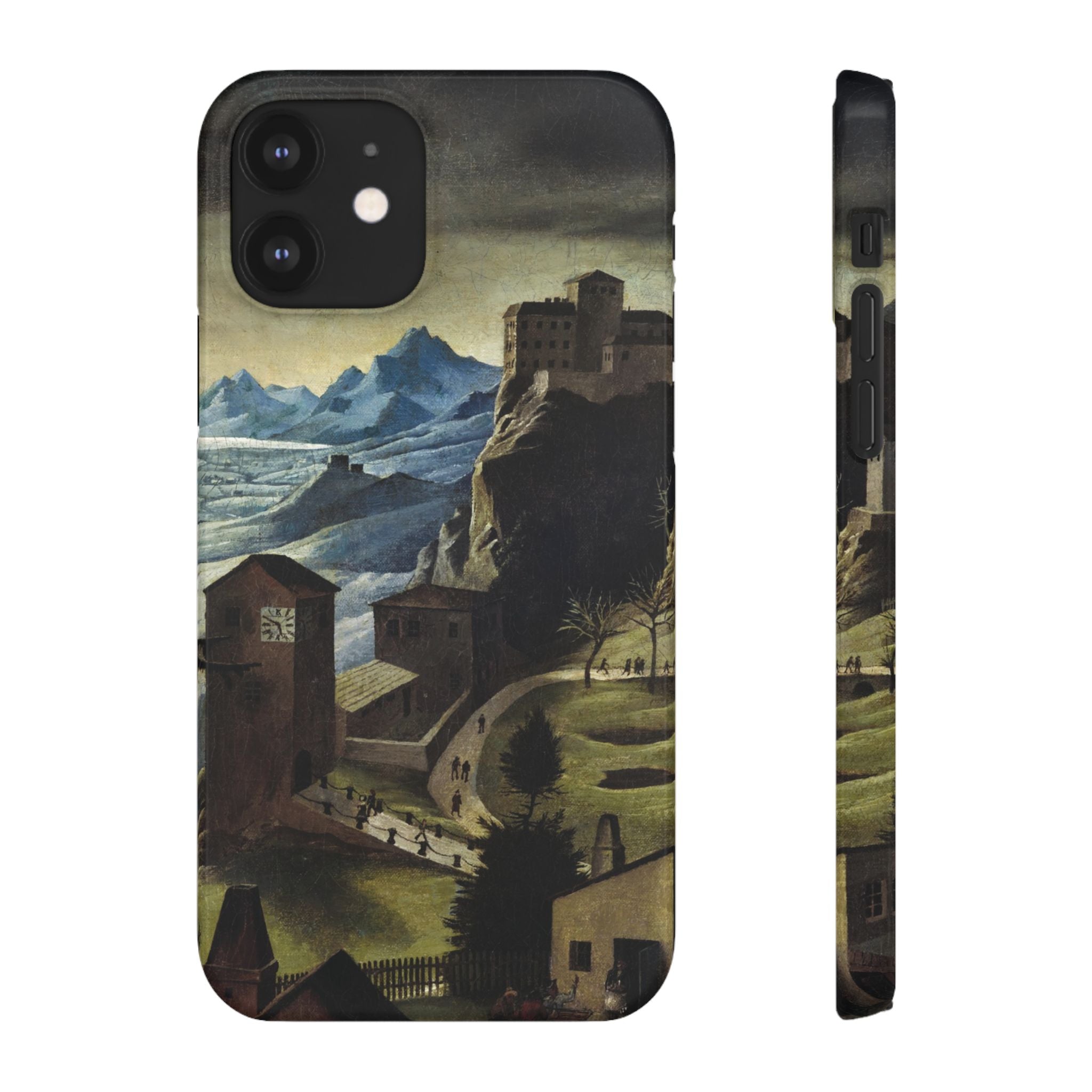 Landschaft mit Burg by Franz Sedlacek - iPhone Slim Case