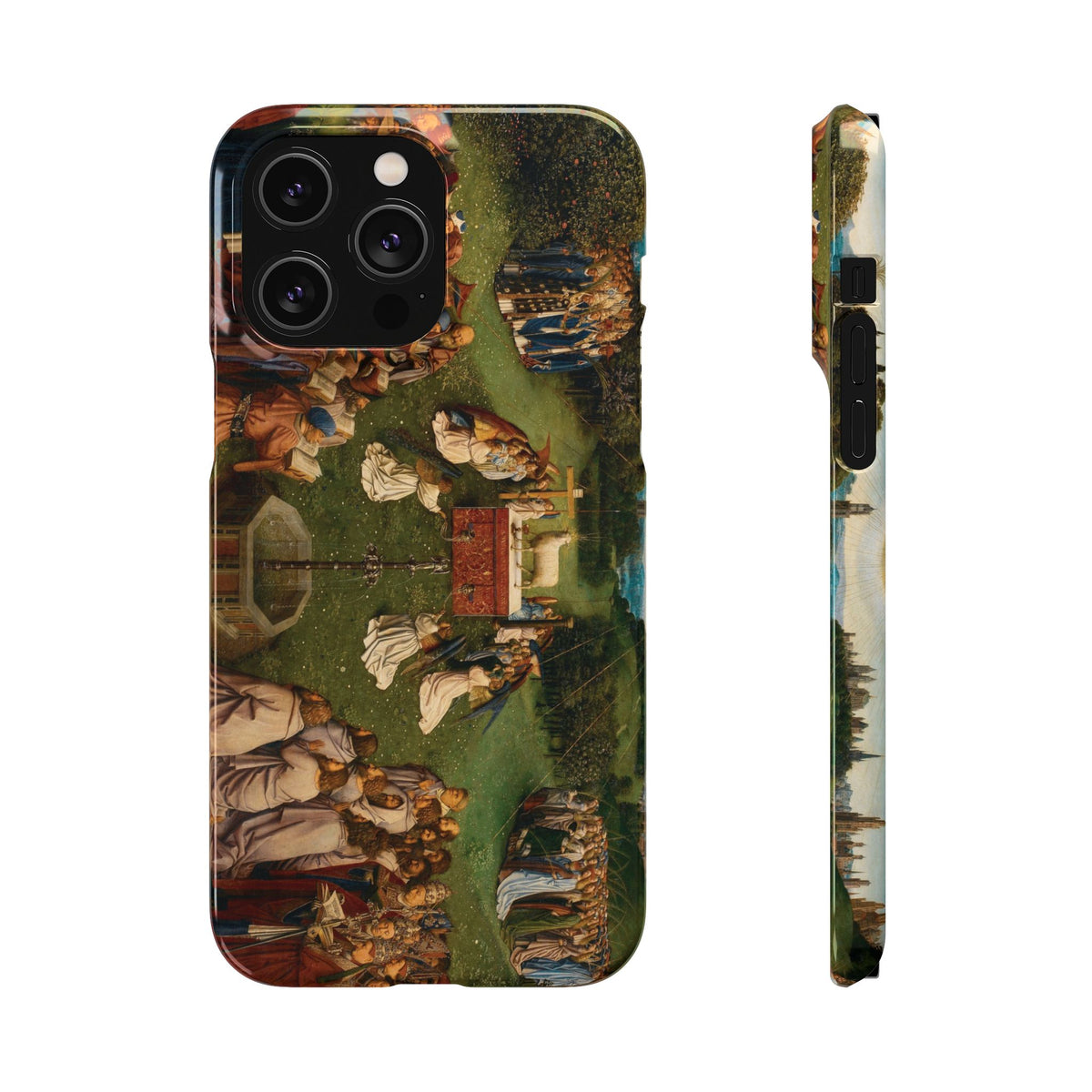 Adoration of the Lamb from the Ghent Altarpiece by Hubert van Eyck- iPhone Slim Case