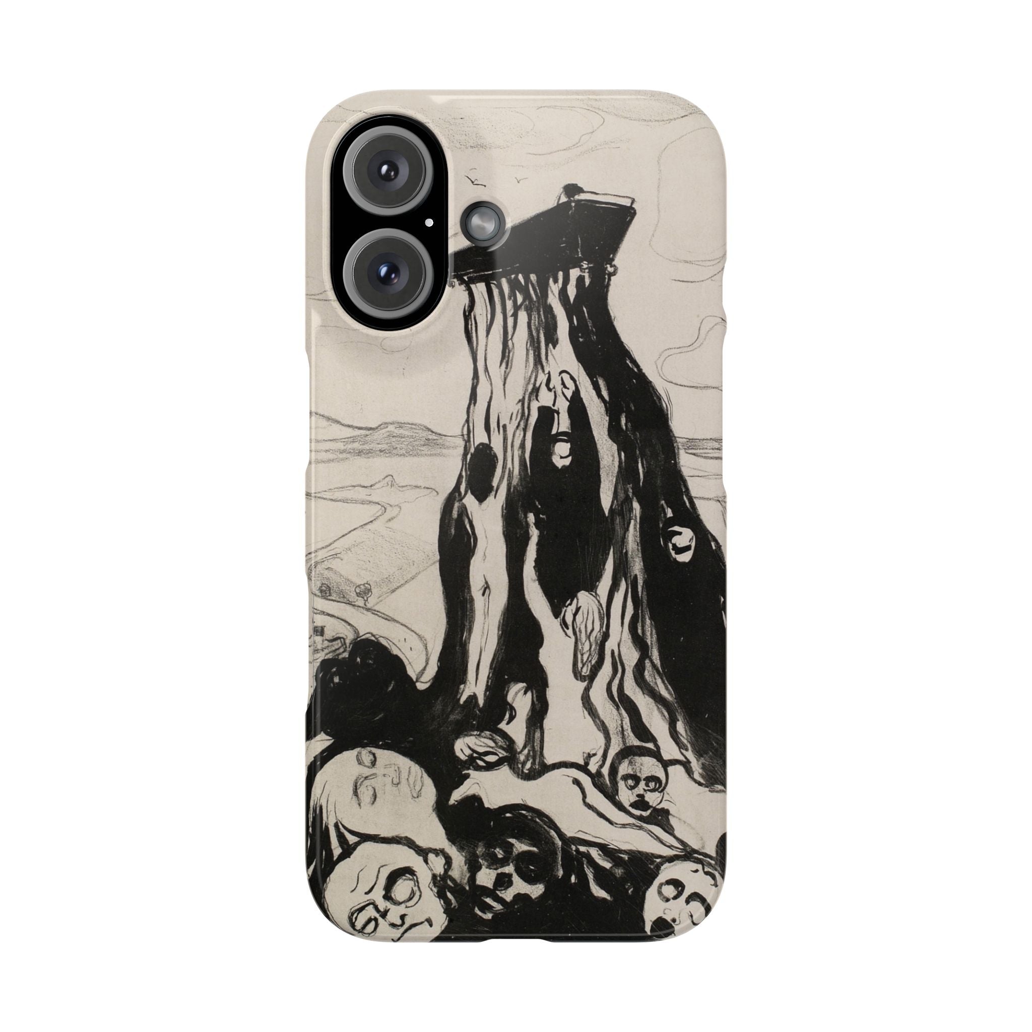 Funeral March by Edvard Munch - iPhone Slim Case