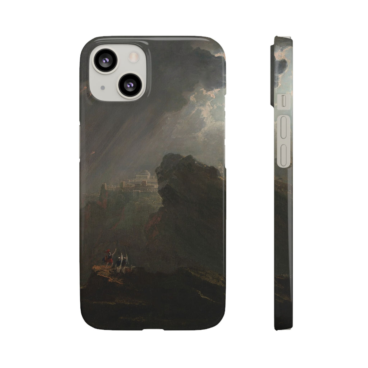Joshua Commanding the Sun to Stand Still by John Martin - iPhone Slim Case