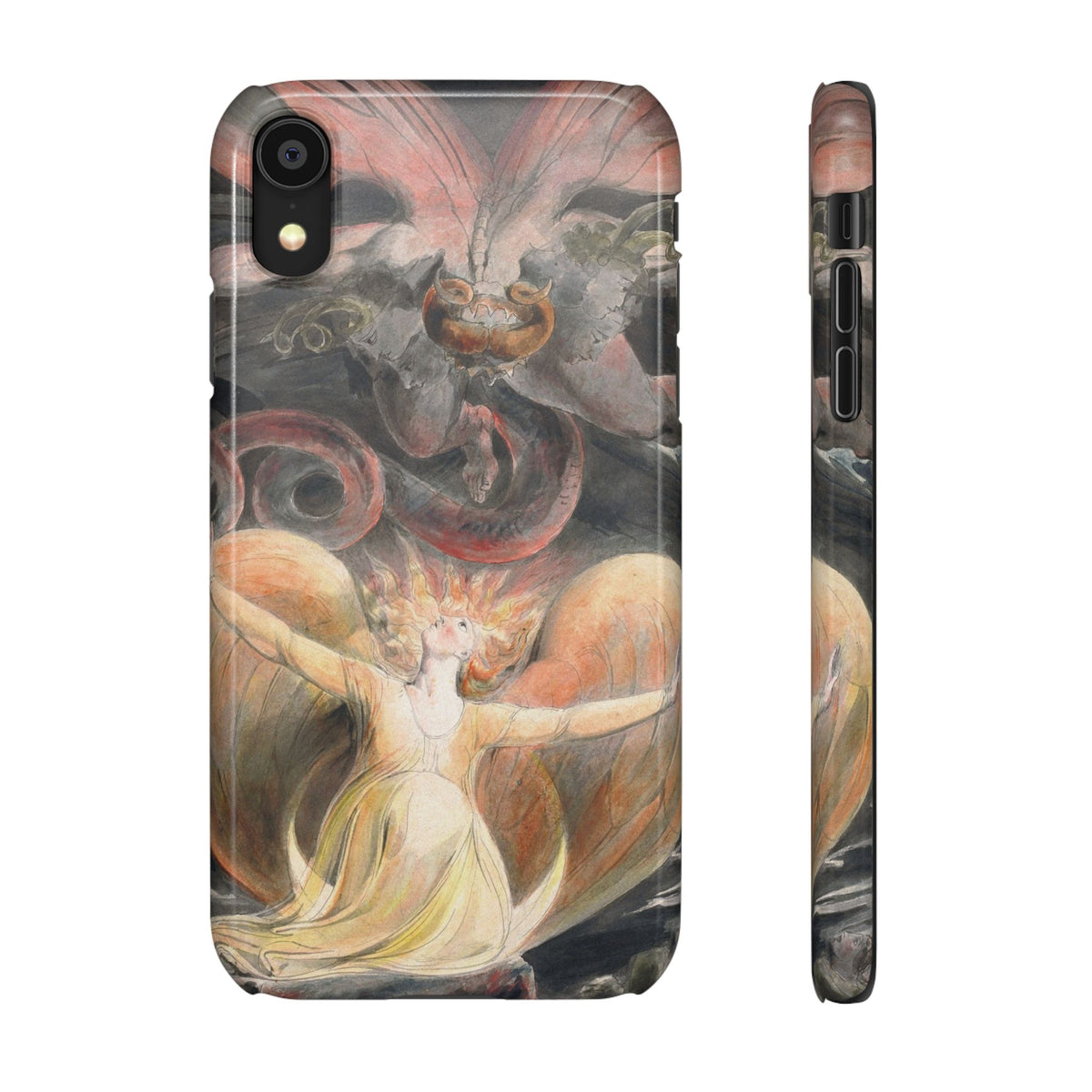 The Great Red Dragon and the Woman Clothed with the Sun by William Blake - iPhone Slim Case