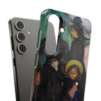 The Family by Edvard Munch - Samsung Slim Case