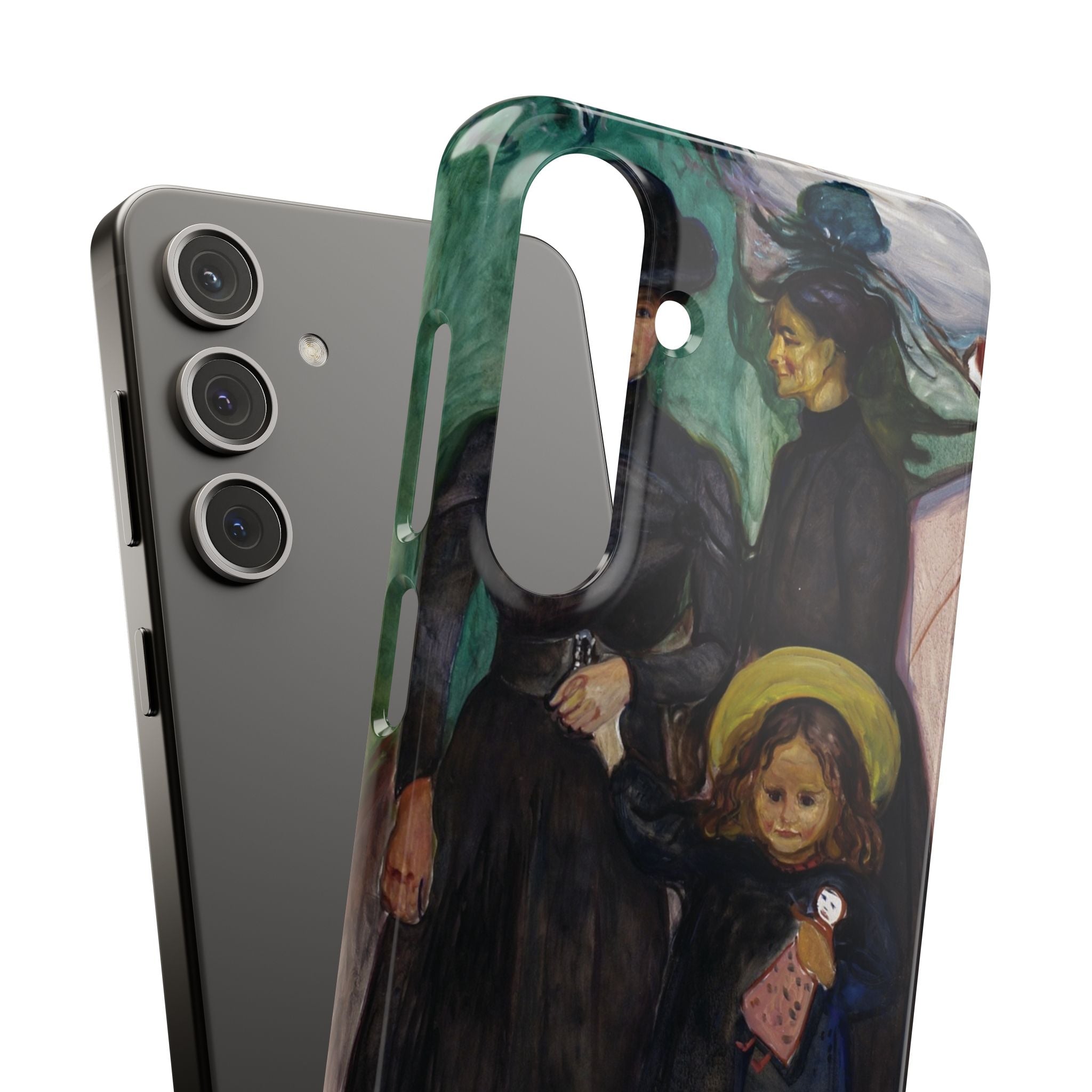 The Family by Edvard Munch - Samsung Slim Case