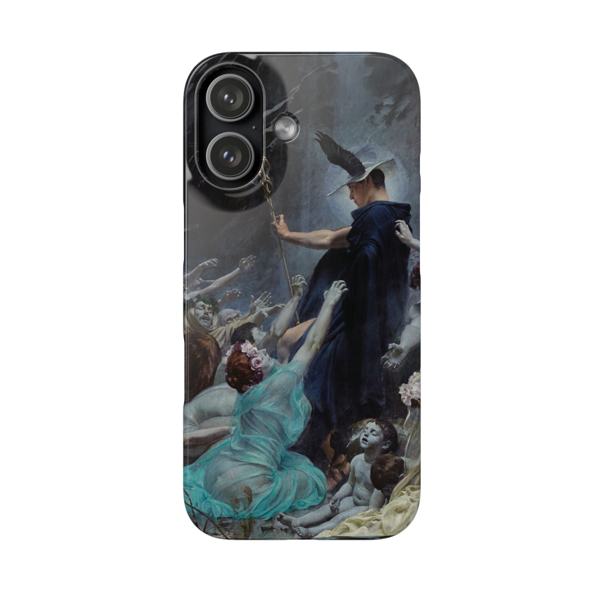 The Souls of Acheron by Adolf Hiremy-Hirschl - iPhone Slim Case