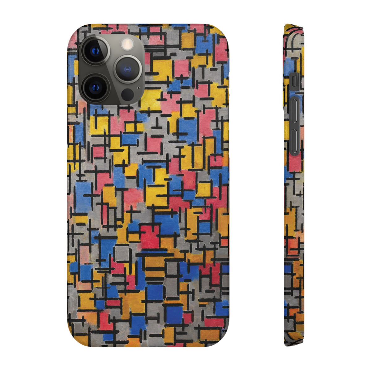 Composition by Piet Mondrian - iPhone Slim Case