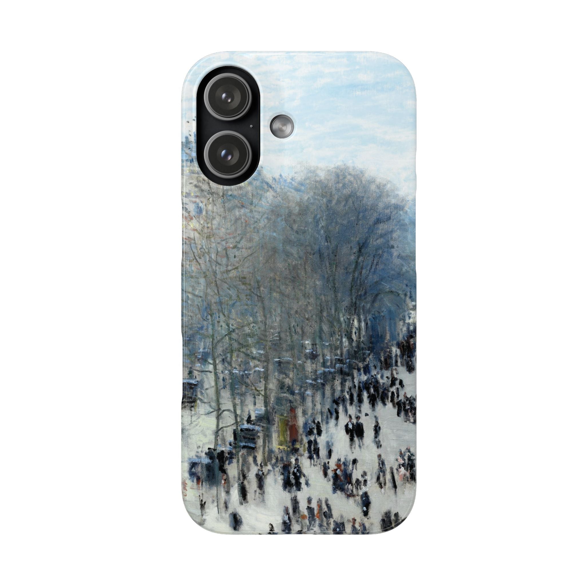 Boulevard des Capucines by Claude Monet - iPhone Slim Case