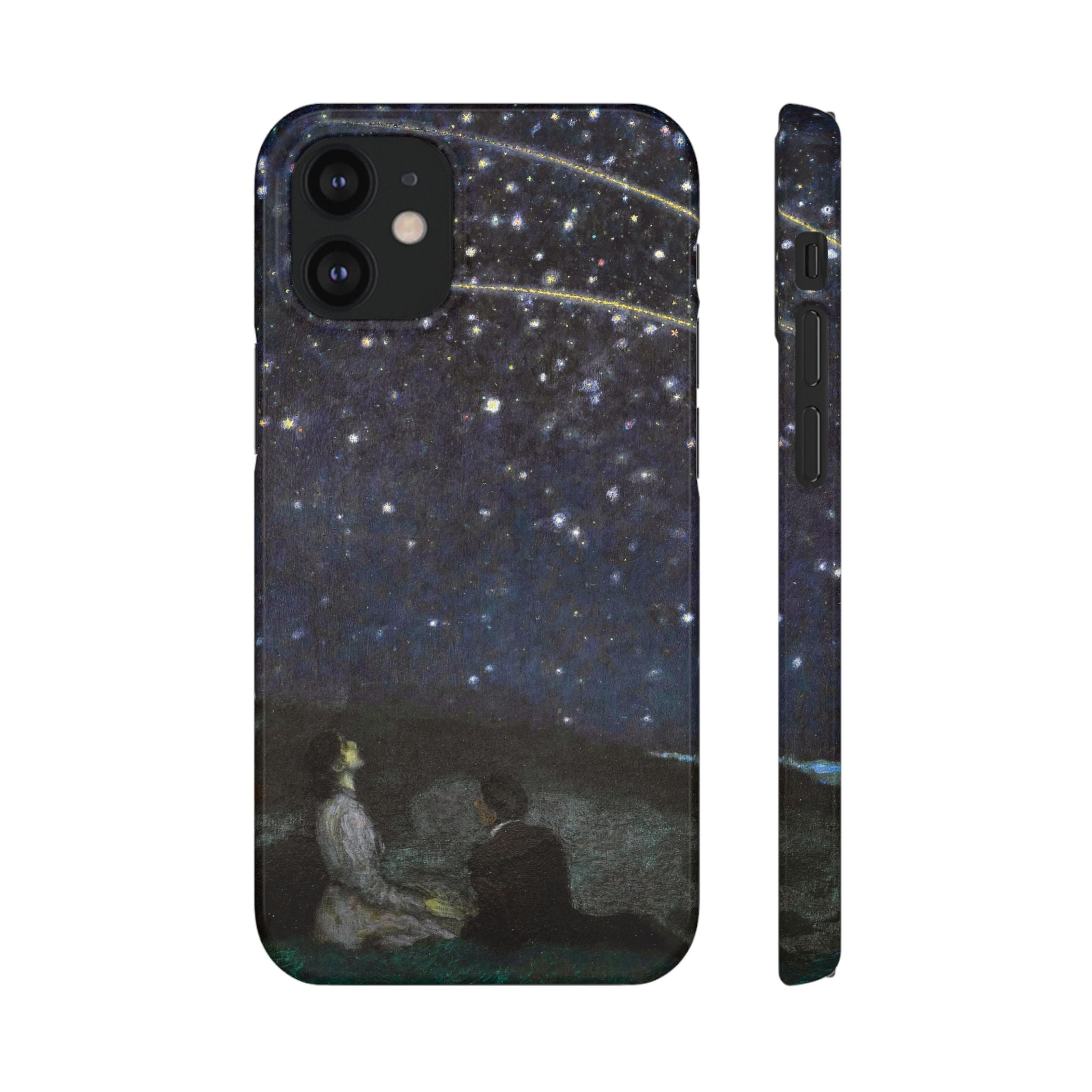 Falling Stars by Franz von Stuck - iPhone Slim Case