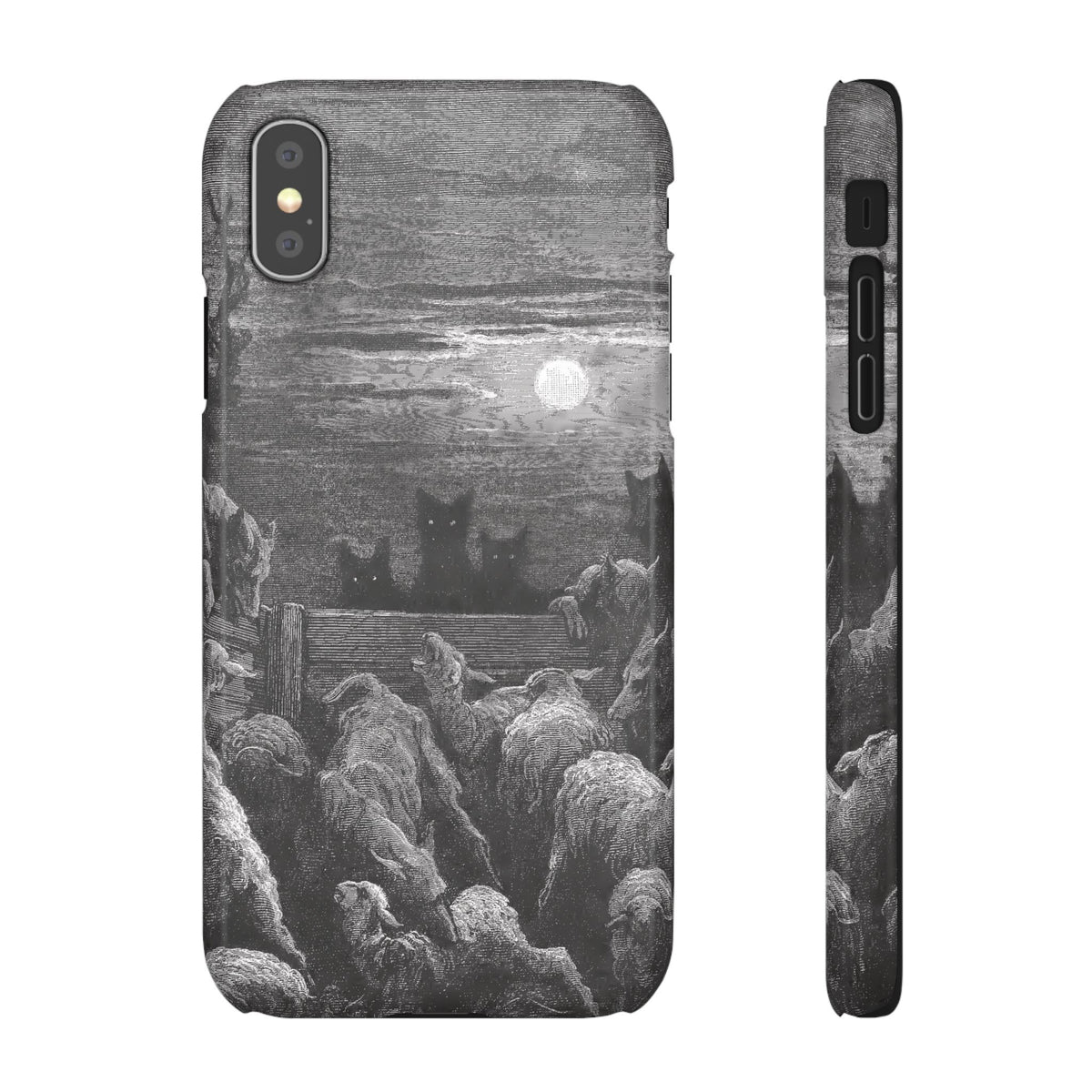 The Wolves and The Sheep by Gustave Dore - iPhone Slim Case