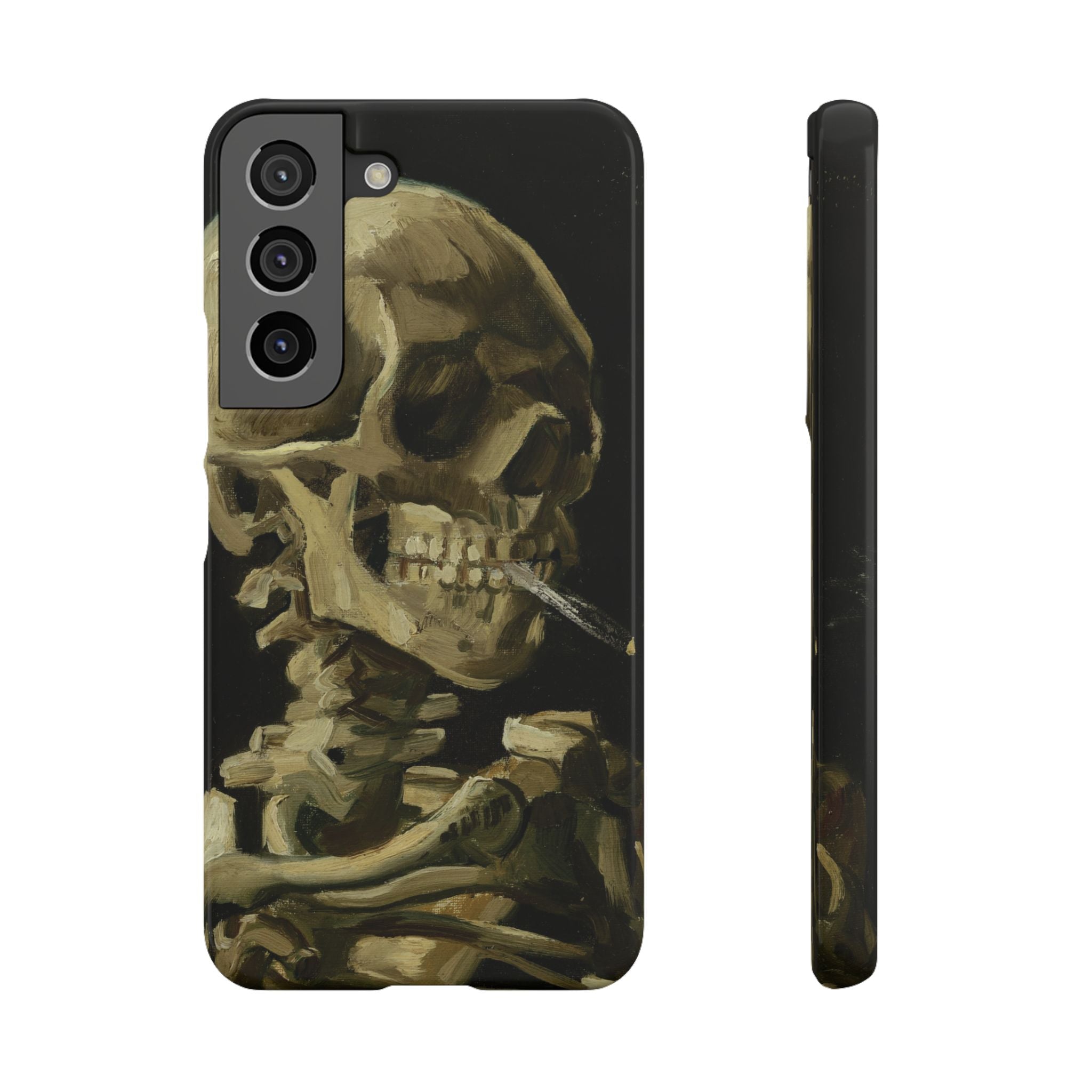 Head of a Skeleton with a Burning Cigarette by Vincent van Gogh - Samsung Slim Case