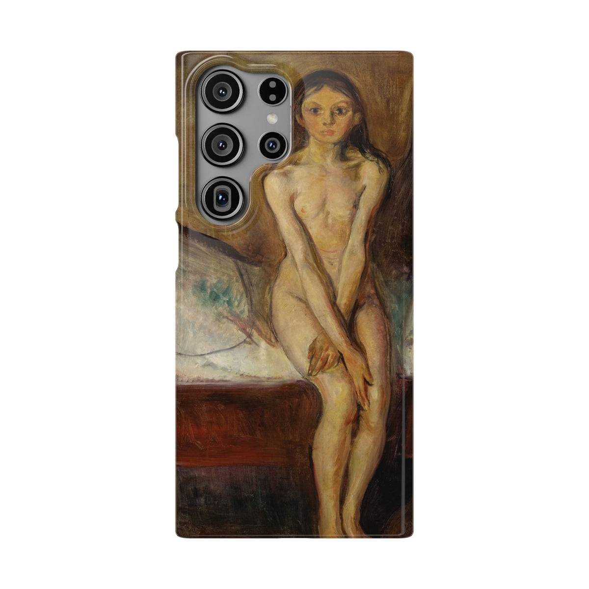 Puberty by Edvard Munch - Samsung Slim Case