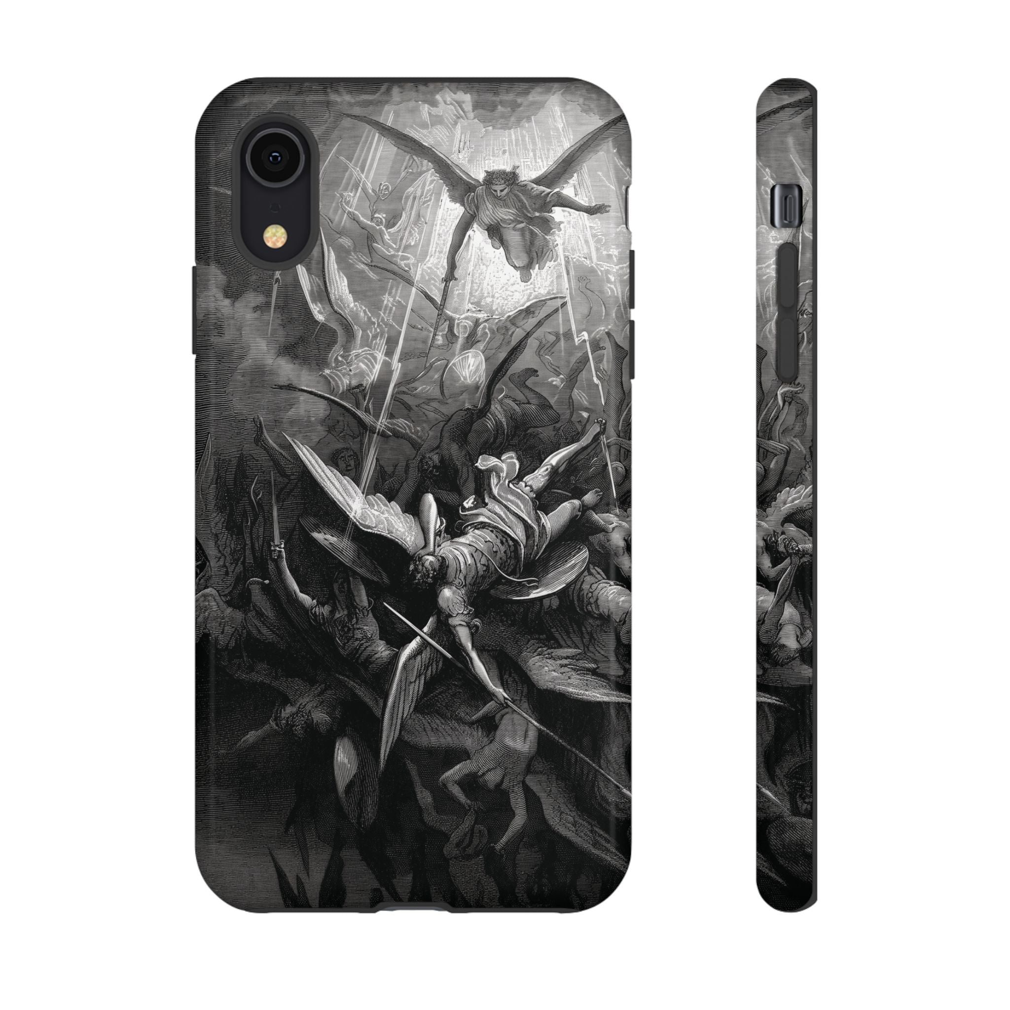 Paradise Lost | The Battle in Heaven by Gustave Doré - iPhone Tough Case
