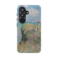 Cliff Walk at Pourville by Claude Monet - Samsung Tough Case