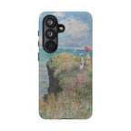Cliff Walk at Pourville by Claude Monet - Samsung Tough Case