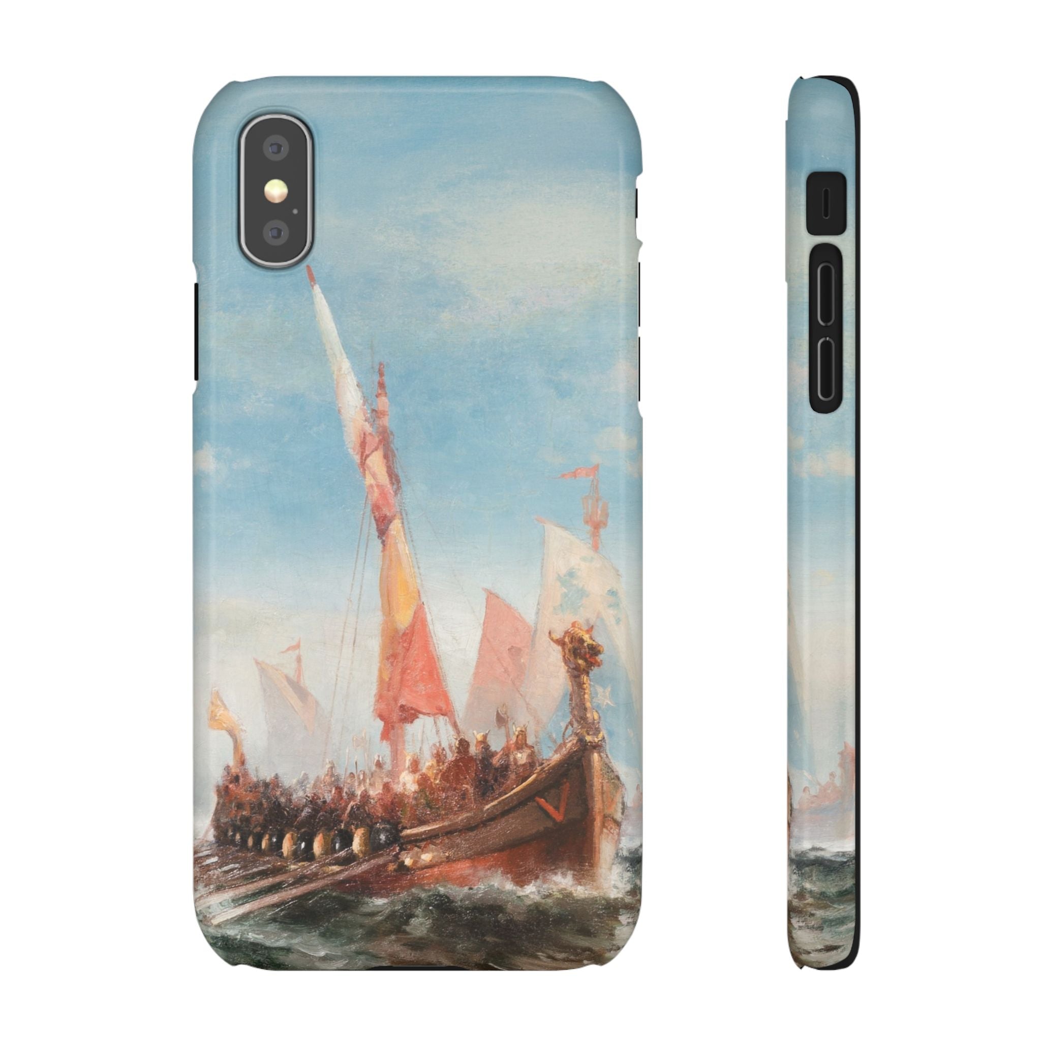 Viking Armada by Edward Moran - iPhone Slim Case