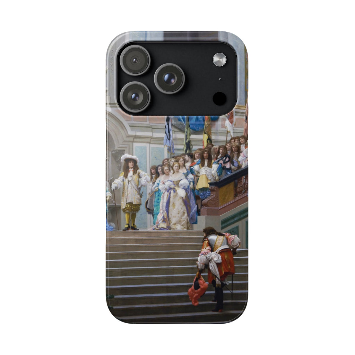 Reception du Grand Conde par Louis XIV by Jean-Leon Gerome - iPhone Slim Case