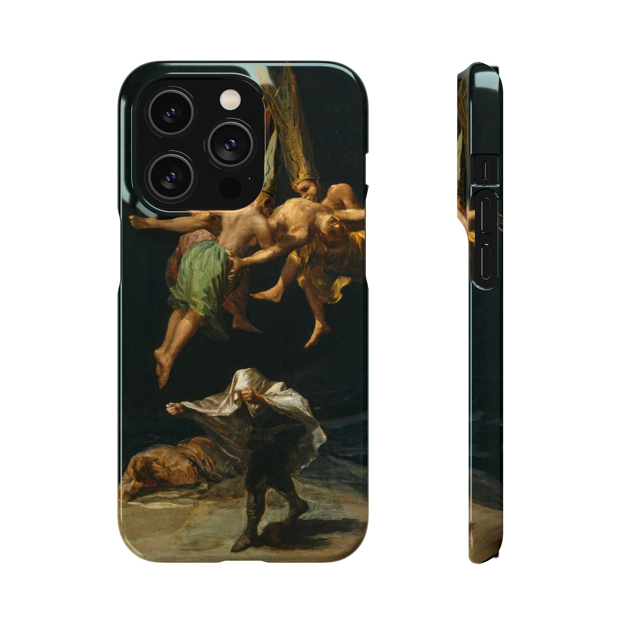 Witches’ Flight by Francisco de Goya - iPhone Slim Case