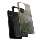 Flower Beds at Vétheuil by Claude Monet - Samsung Tough Case