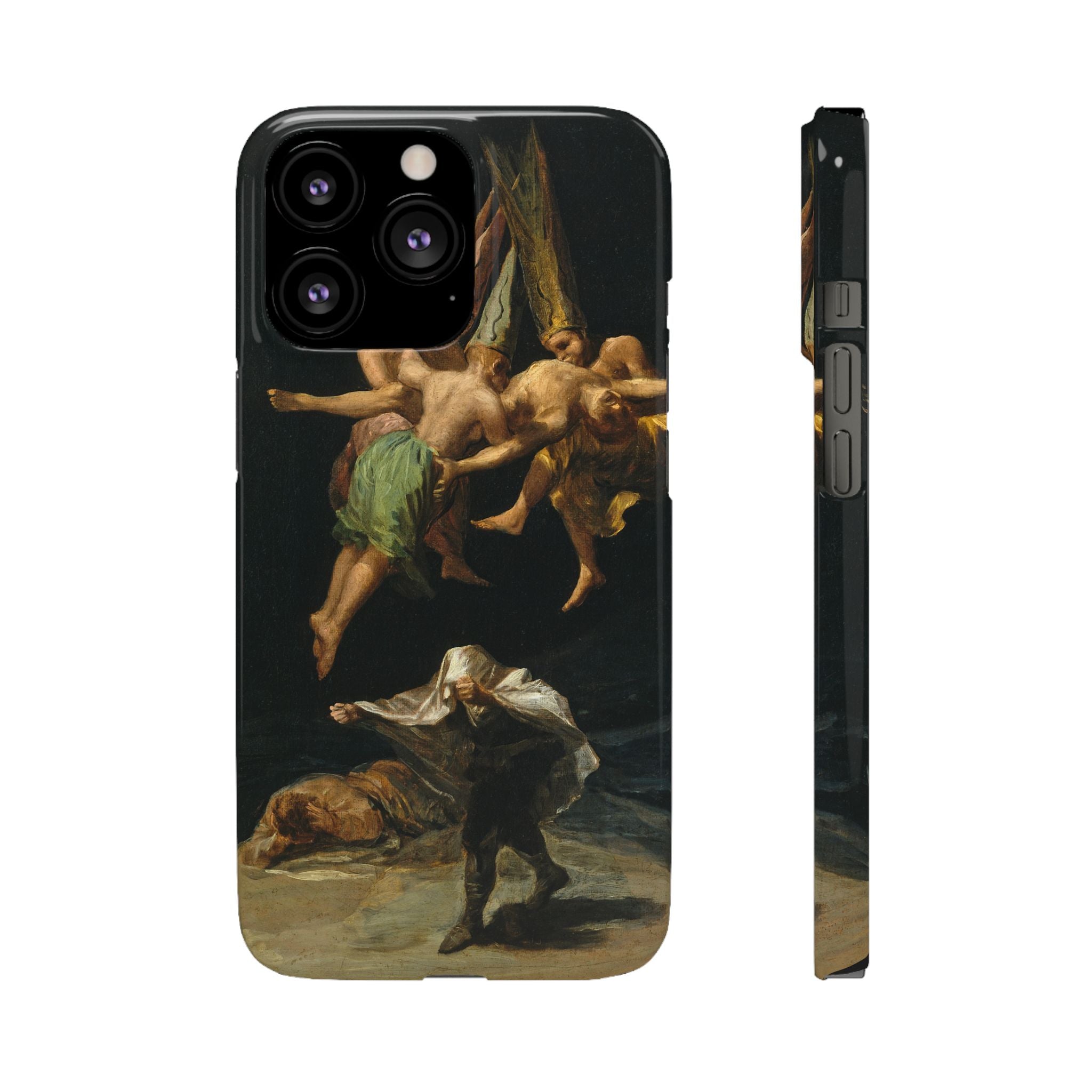 Witches’ Flight by Francisco de Goya - iPhone Slim Case