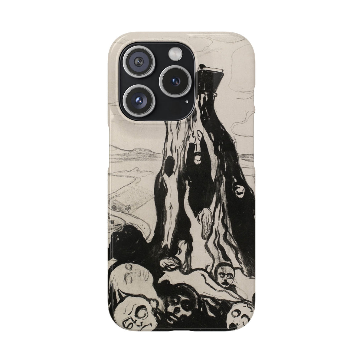Funeral March by Edvard Munch - iPhone Slim Case