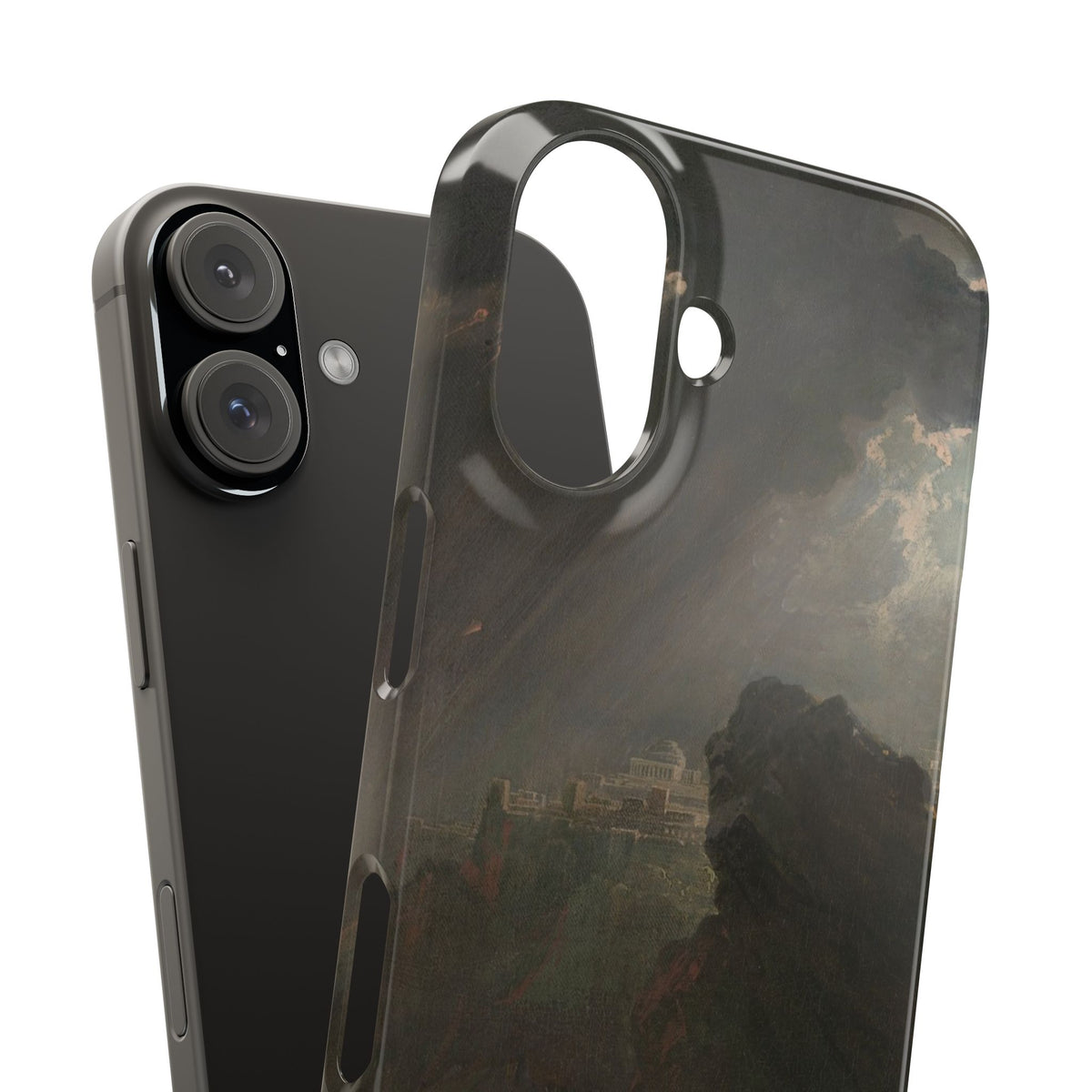 Joshua Commanding the Sun to Stand Still by John Martin - iPhone Slim Case