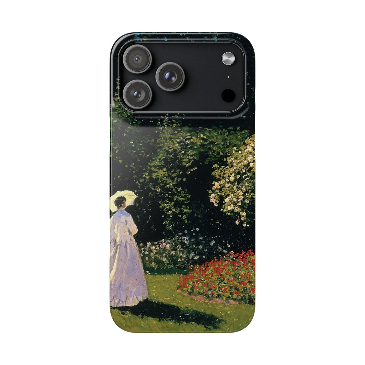Woman in the Garden by Claude Monet - iPhone Slim Case