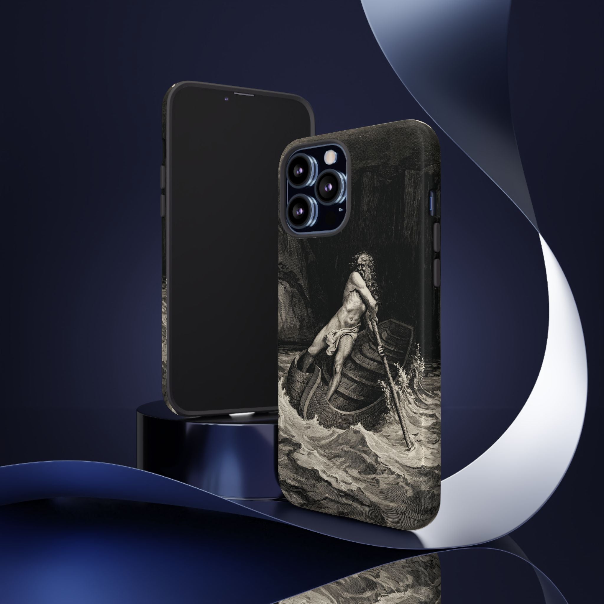 Canto III - Charon by Gustave Doré - iPhone Tough Case