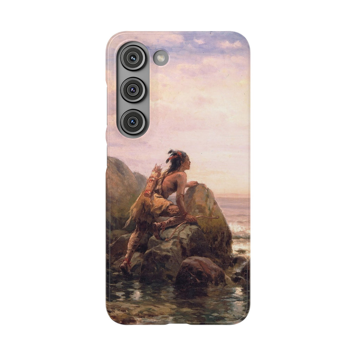 Henrik Hudson entering New York Harbor by Edward Moran - Samsung Slim Case
