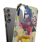 Yellow-Red-Blue by Vasily Kandinsky - Samsung Slim Case