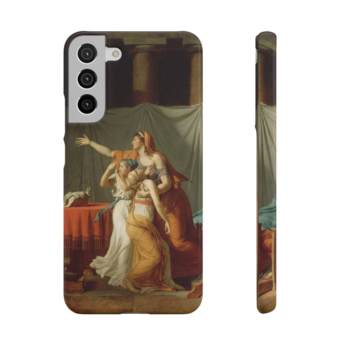 The Lictors Bring to Brutus the Bodies of His Sons II by Jacques-Louis David - Samsung Slim Case
