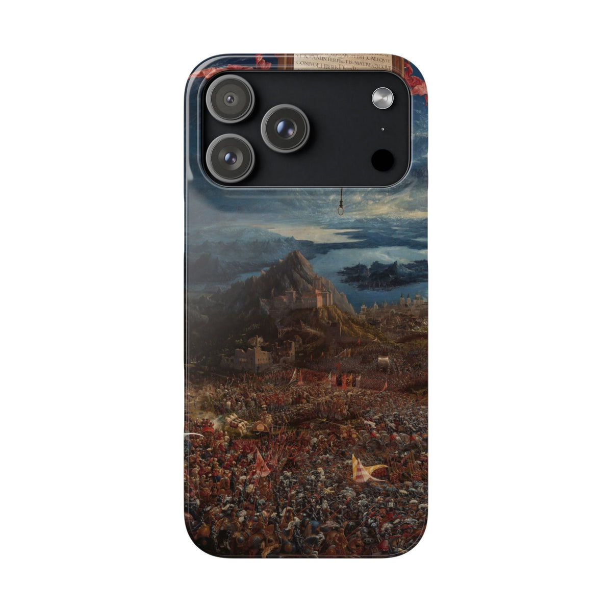 The Battle of Alexander at Issus by Albrecht Altdorfer - iPhone Slim Case