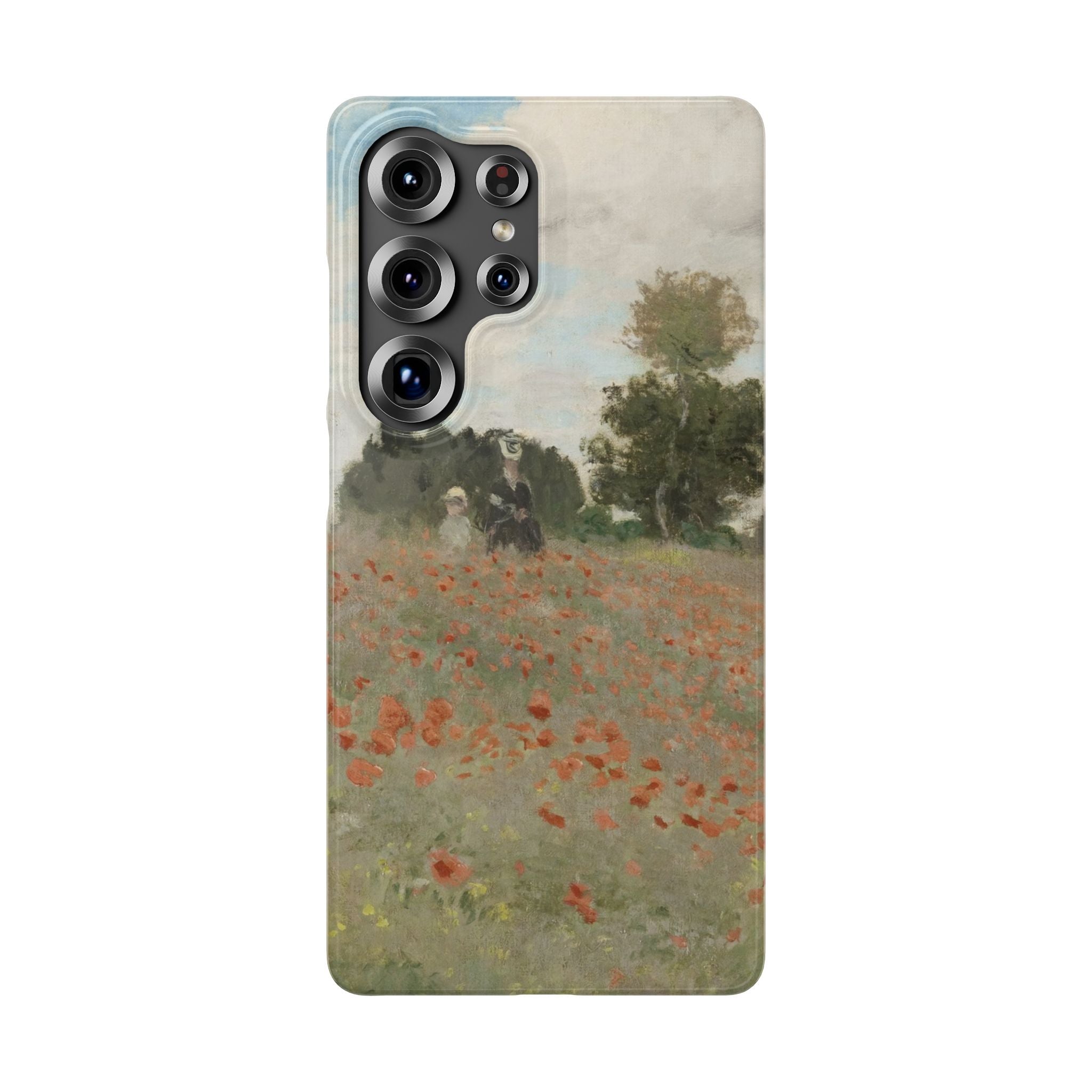 The Poppy Field by Claude Monet - Samsung Slim Case
