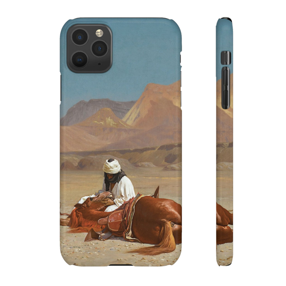 Rider and his Steed in the Desert by Jean-Leon Gerome - iPhone Slim Case