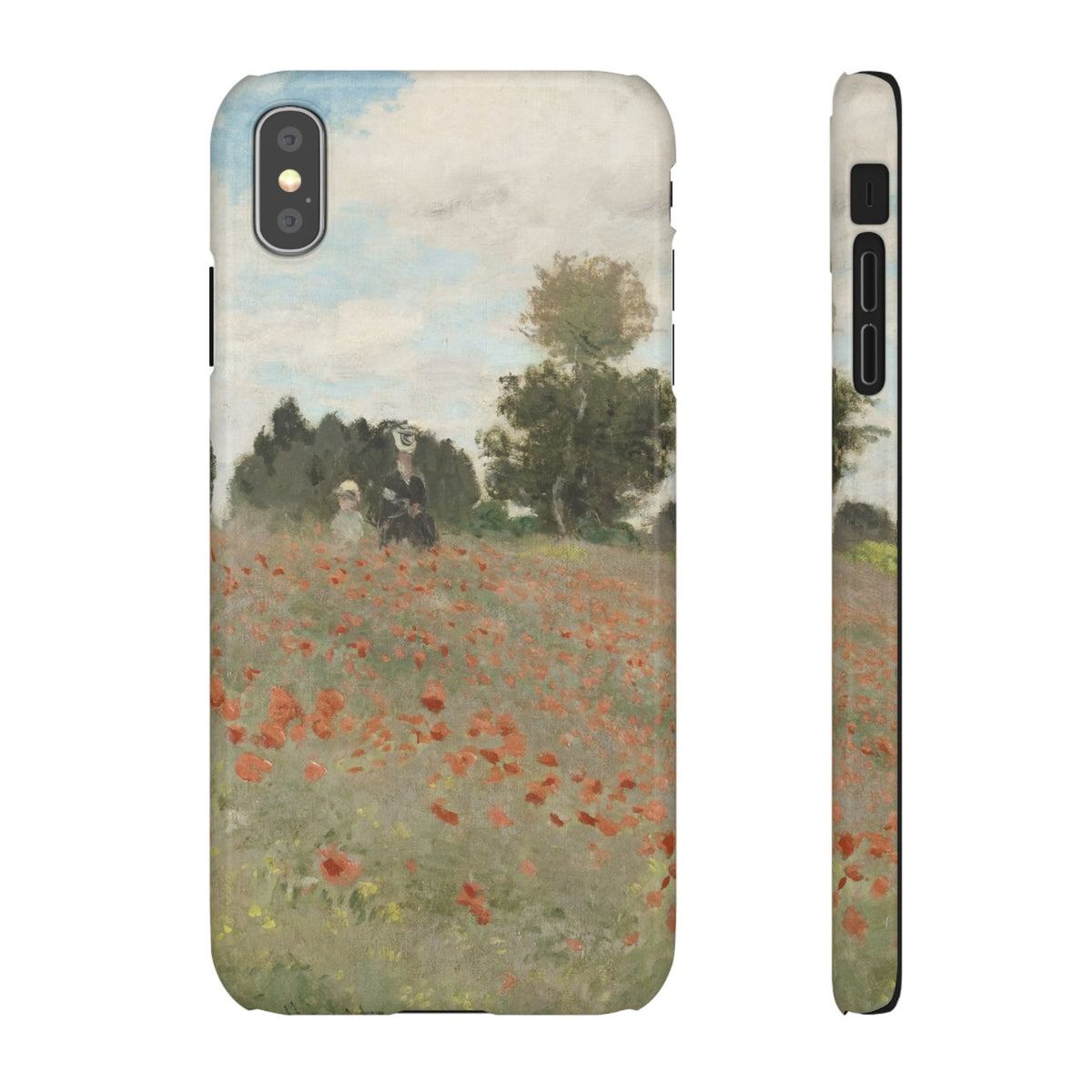 The Poppy Field by Claude Monet - iPhone Slim Case