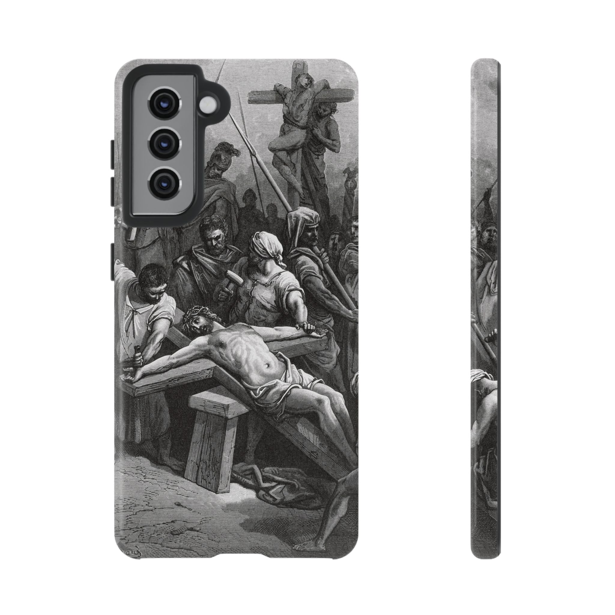Crucifixion of Jesus by Gustave Doré - Samsung Tough Case