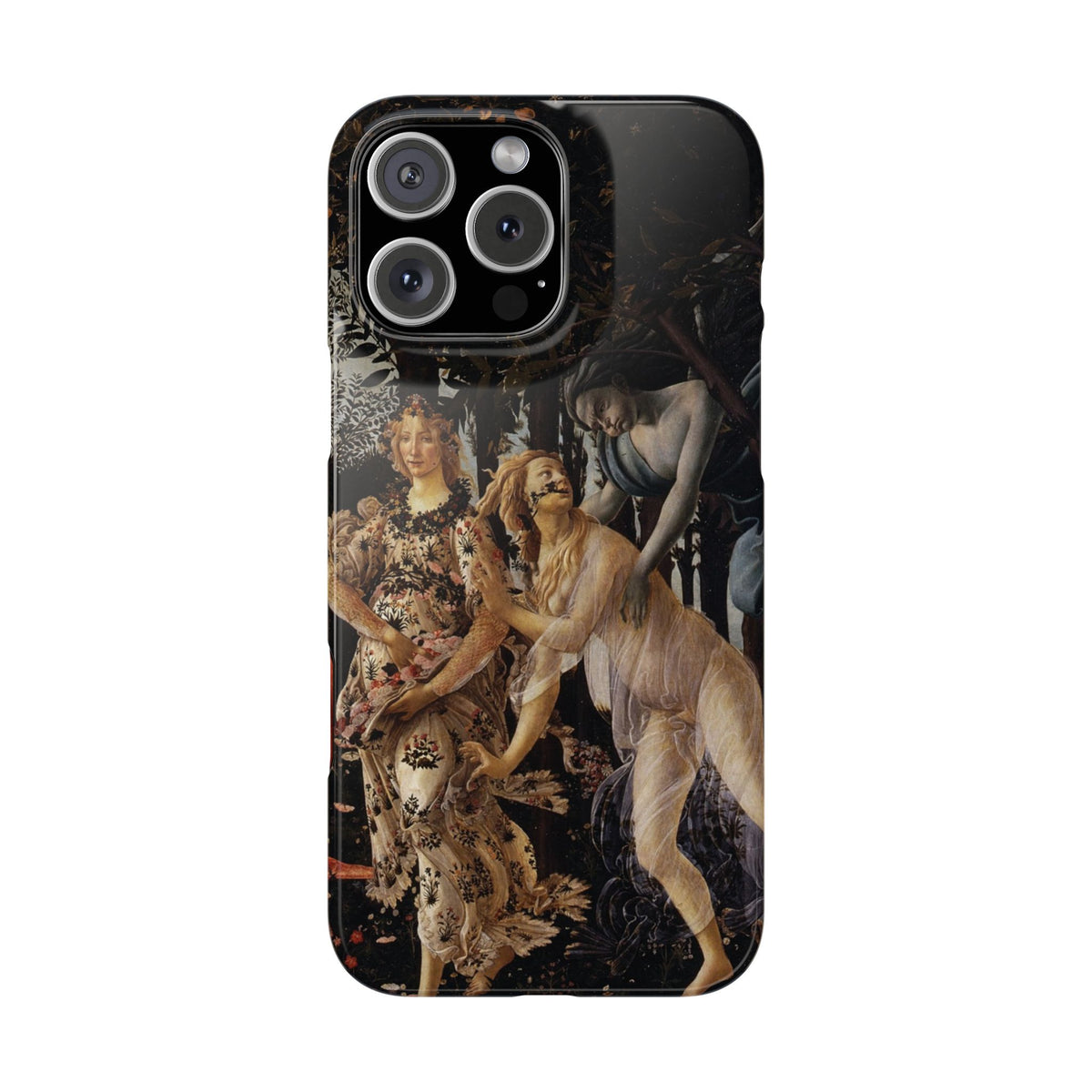 Flora and Zephyr from Primavera by Sandro Botticelli - iPhone Slim Case