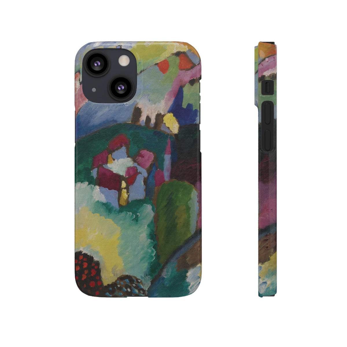 Landscape with Factory Chimney by Vasily Kandinsky - iPhone Slim Case