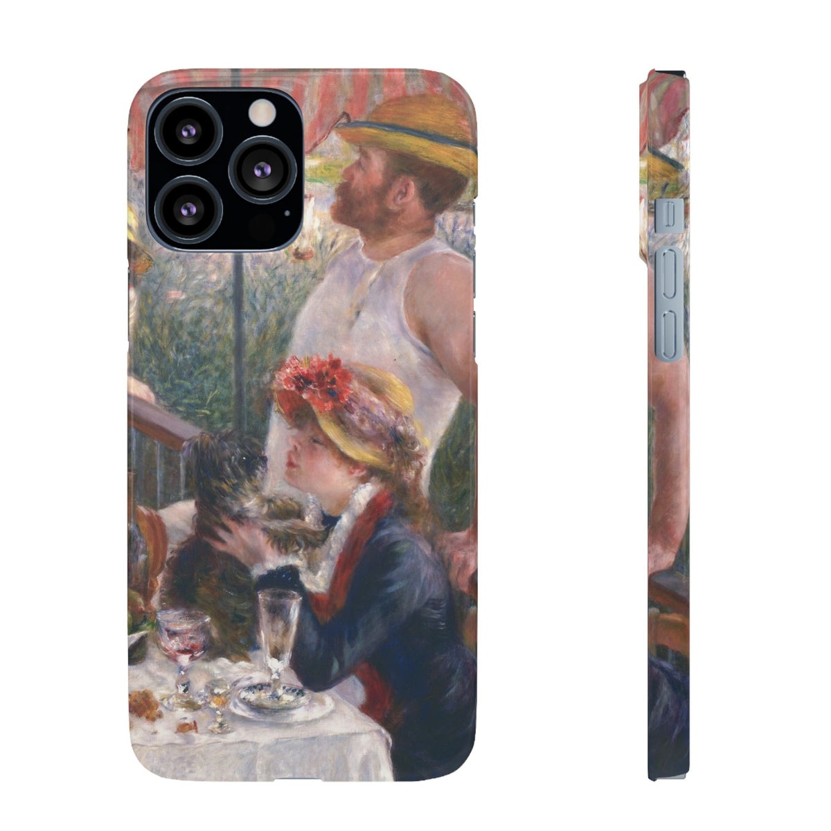 Luncheon of the Boating Party by Pierre Auguste Renoir - iPhone Slim Case