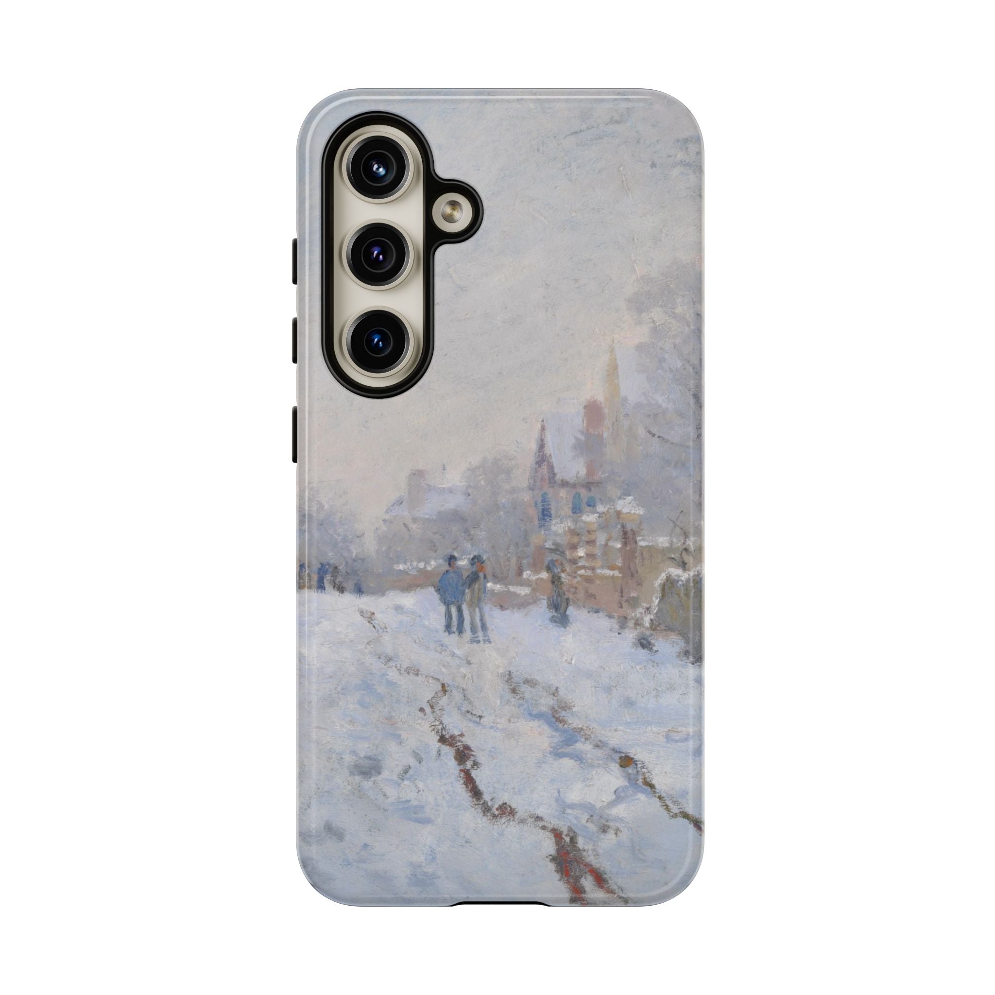 Snow Scene at Argenteuil by Claude Monet - Samsung Tough Case