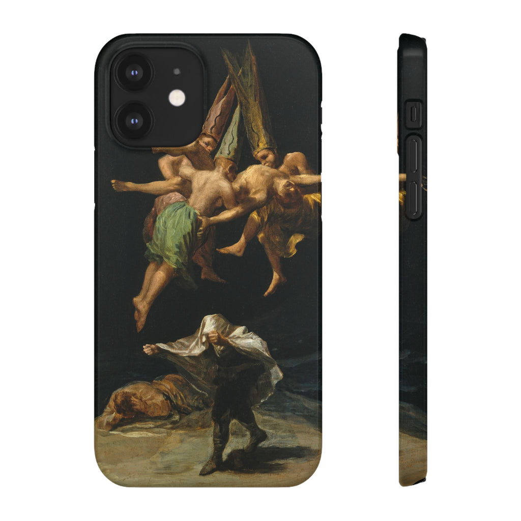 Witches’ Flight by Francisco de Goya - iPhone Slim Case