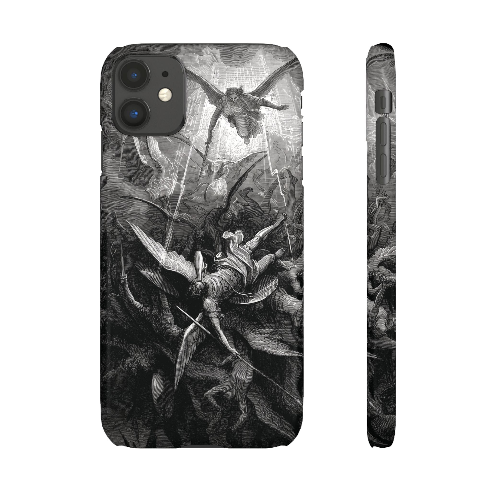 Paradise Lost | The Battle in Heaven by Gustave Doré - iPhone Slim Case