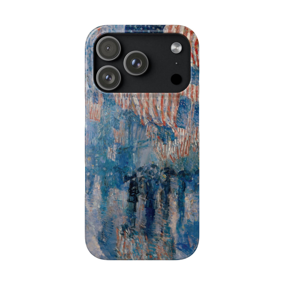 The Avenue in the Rain by Childe Hassam - iPhone Slim Case